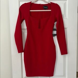 Nookie Red Bodycon Dress